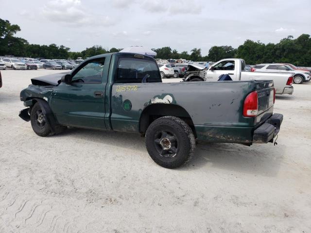 1B7FL26P5XS248910 - 1999 DODGE DAKOTA GREEN photo 2