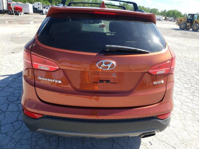 5XYZU3LB0FG293363 - 2015 HYUNDAI SANTA FE S ORANGE photo 6