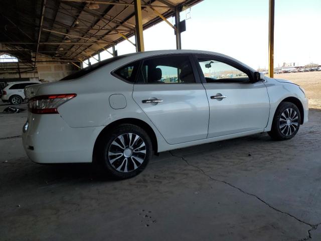 3N1AB7AP2EL669564 - 2014 NISSAN SENTRA S WHITE photo 3