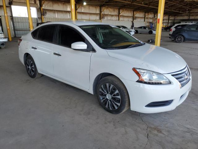 3N1AB7AP2EL669564 - 2014 NISSAN SENTRA S WHITE photo 4