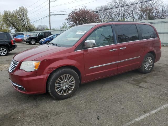 2C4RC1CGXDR512289 - 2013 CHRYSLER TOWN & COU TOURING L MAROON photo 1