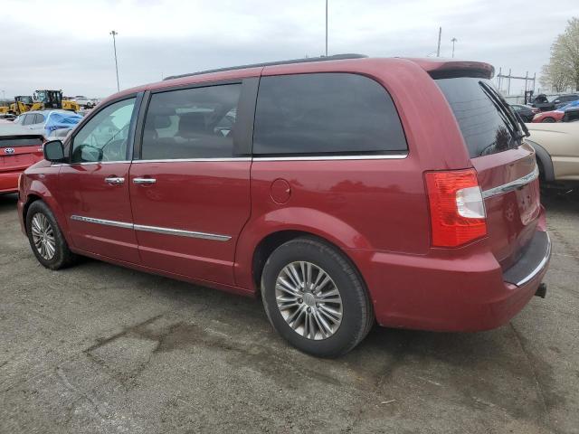 2C4RC1CGXDR512289 - 2013 CHRYSLER TOWN & COU TOURING L MAROON photo 2