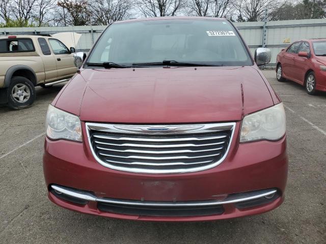 2C4RC1CGXDR512289 - 2013 CHRYSLER TOWN & COU TOURING L MAROON photo 5