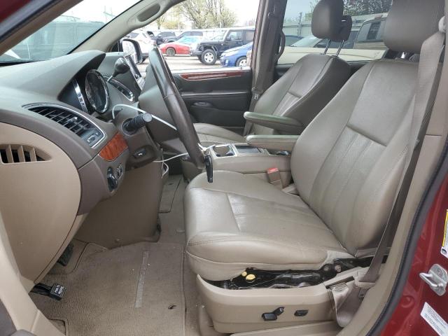 2C4RC1CGXDR512289 - 2013 CHRYSLER TOWN & COU TOURING L MAROON photo 7