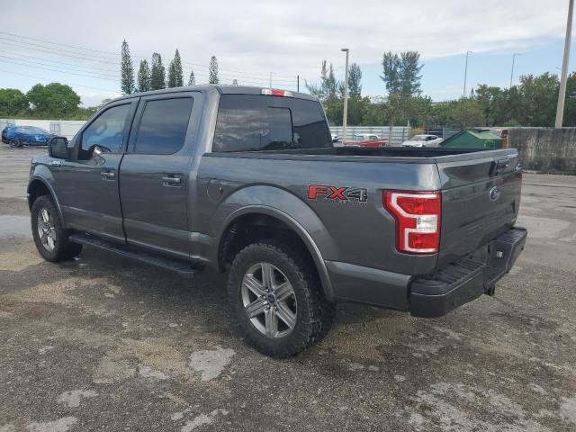 1FTEW1E42KKD12169 - 2019 FORD F150 SUPERCREW GRAY photo 2