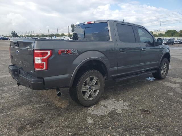 1FTEW1E42KKD12169 - 2019 FORD F150 SUPERCREW GRAY photo 3