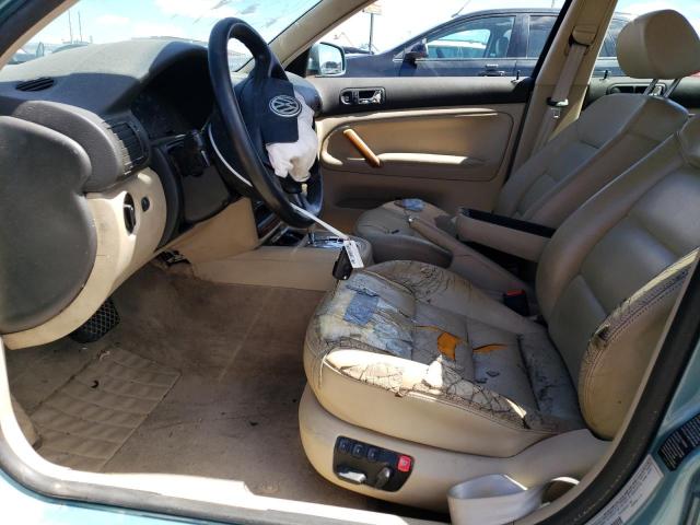 WVWPD63B5XE412592 - 1999 VOLKSWAGEN PASSAT GLX Turkuaz foto 7