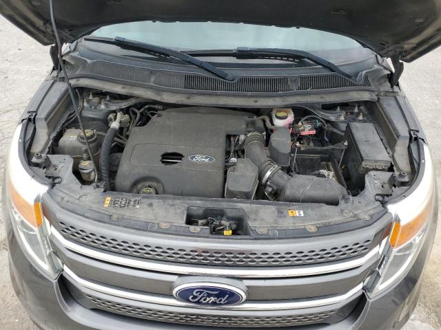 1FM5K8F8XFGA84044 - 2015 FORD EXPLORER LIMITED GRAY photo 12