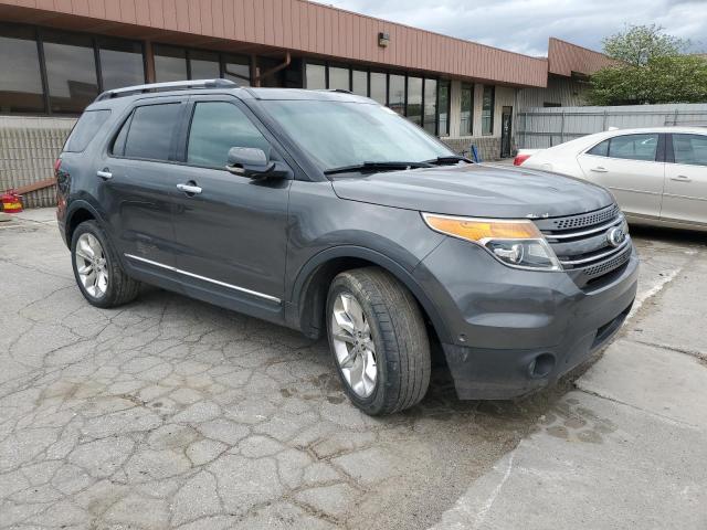 1FM5K8F8XFGA84044 - 2015 FORD EXPLORER LIMITED GRAY photo 4