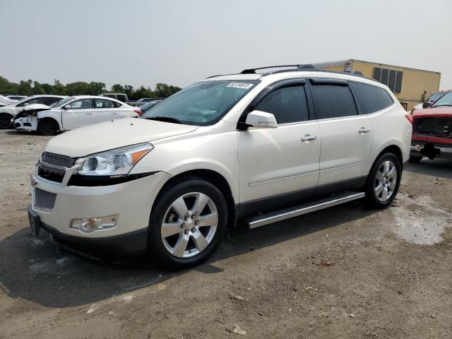 1GNKVLED6BJ395247 - 2011 CHEVROLET TRAVERSE LTZ WHITE photo 1