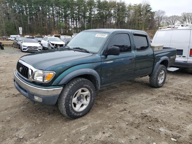 5TEHN72N93Z222661 - 2003 TOYOTA TACOMA DOUBLE CAB GREEN photo 1