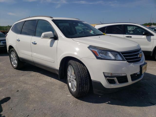 1GNKRGKD2EJ151972 - 2014 CHEVROLET TRAVERSE LT WHITE photo 4