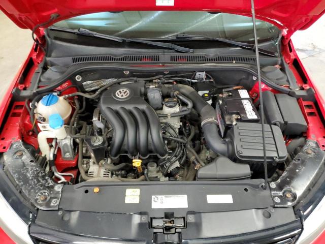 3VW2K7AJ0DM370237 - 2013 VOLKSWAGEN JETTA BASE أحمر صورة 11