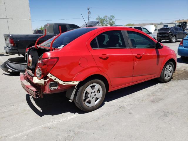 1G1JA5SH8F4219932 - 2015 CHEVROLET SONIC LS RED photo 3