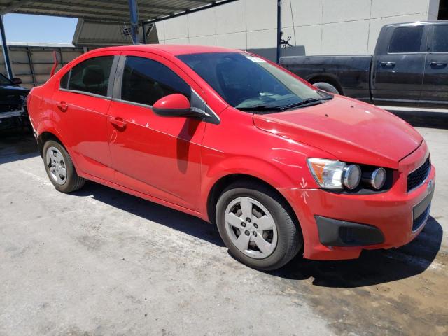 1G1JA5SH8F4219932 - 2015 CHEVROLET SONIC LS RED photo 4