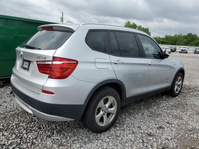 5UXWX5C55CL722981 - 2012 BMW X3 XDRIVE28I SILVER photo 3