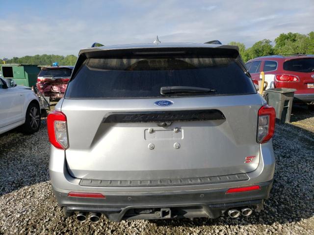 1FM5K8GC7LGD15626 - 2020 FORD EXPLORER ST SILVER photo 6