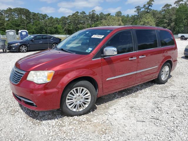 2C4RC1CG8DR614450 - 2013 CHRYSLER TOWN & COU TOURING L MAROON photo 1