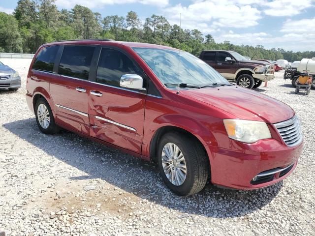 2C4RC1CG8DR614450 - 2013 CHRYSLER TOWN & COU TOURING L MAROON photo 4