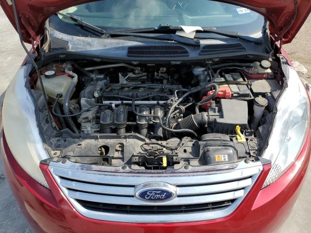 3FADP4BJ0DM207815 - 2013 FORD FIESTA SE RED photo 11