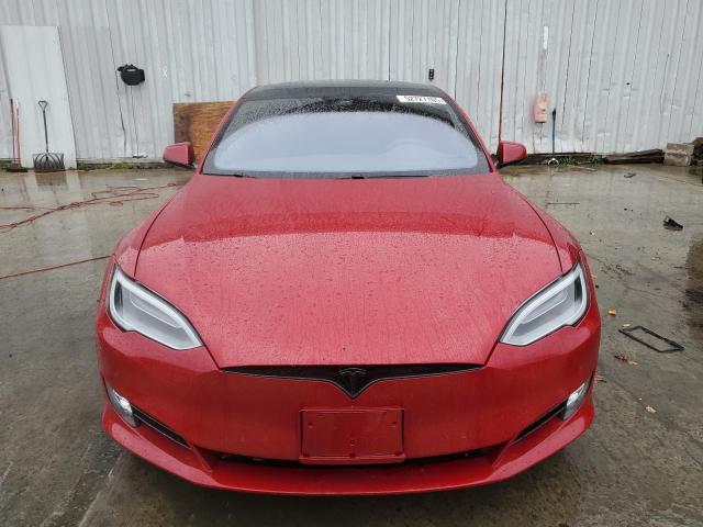 5YJSA1E24GF153482 - 2016 TESLA MODEL S RED photo 5