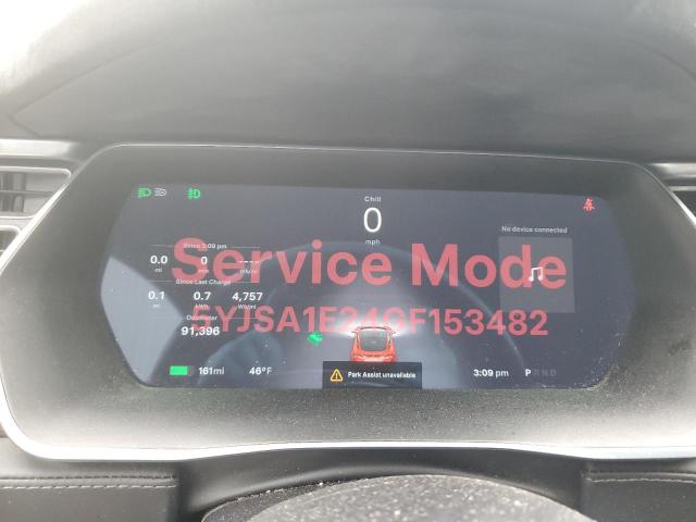 5YJSA1E24GF153482 - 2016 TESLA MODEL S RED photo 9