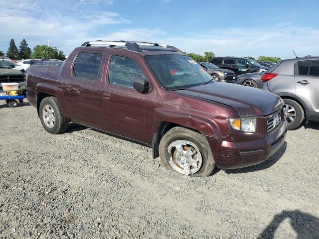 2HJYK16598H524756 - 2008 HONDA RIDGELINE RTL ბურგუნდია ფოტო 4