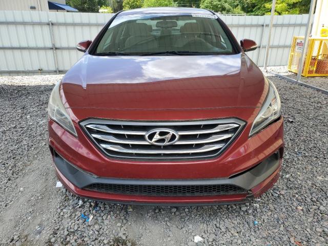 5NPE34AFXFH226243 - 2015 HYUNDAI SONATA SPORT RED photo 5