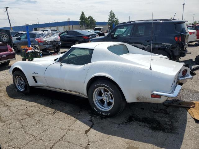 1Z37J3S407524 - 1973 CHEVROLET CORVETTE WHITE photo 2