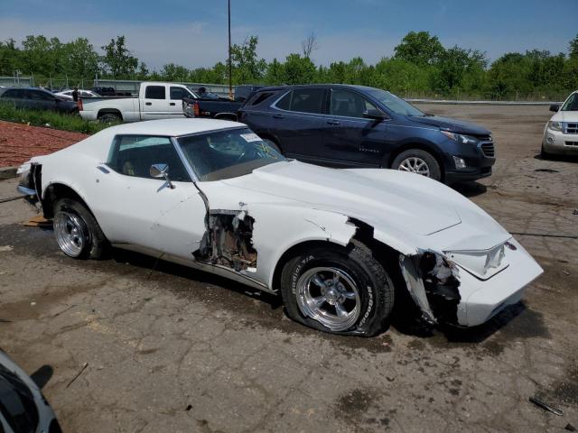 1Z37J3S407524 - 1973 CHEVROLET CORVETTE WHITE photo 4