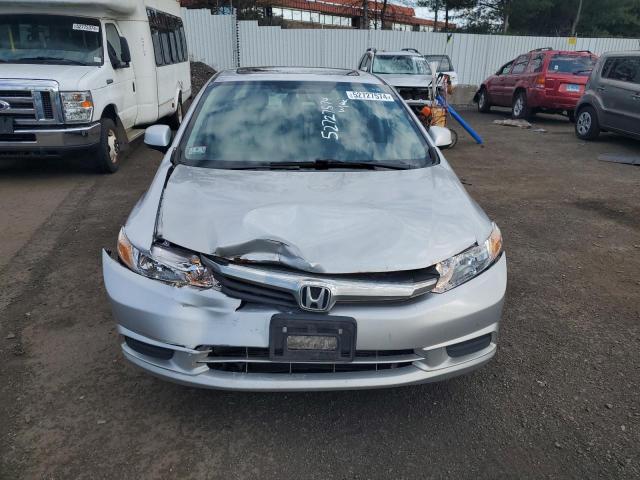 19XFB2F92CE337948 - 2012 HONDA CIVIC EXL SILVER photo 5