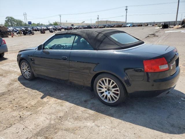 WUARL48H34K900579 - 2004 AUDI S4 QUATTRO CABRIOLET BLACK photo 2