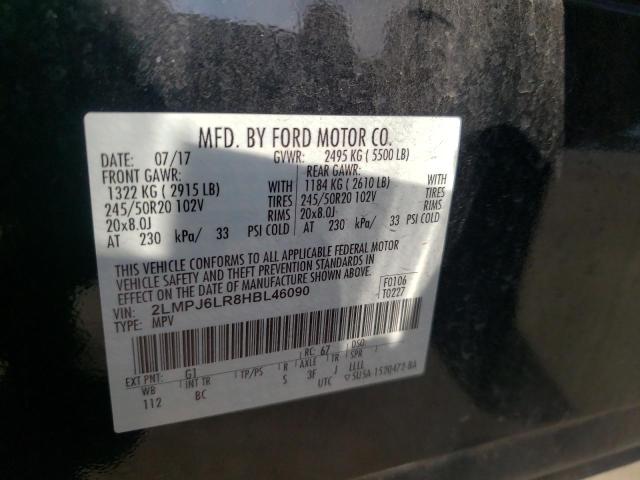 2LMPJ6LR8HBL46090 - 2017 LINCOLN MKX RESERVE Qara foto 12