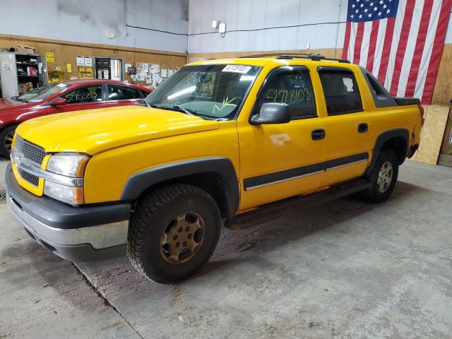 3GNEC13T13G334361 - 2003 CHEVROLET AVALANCHE C1500 YELLOW photo 1