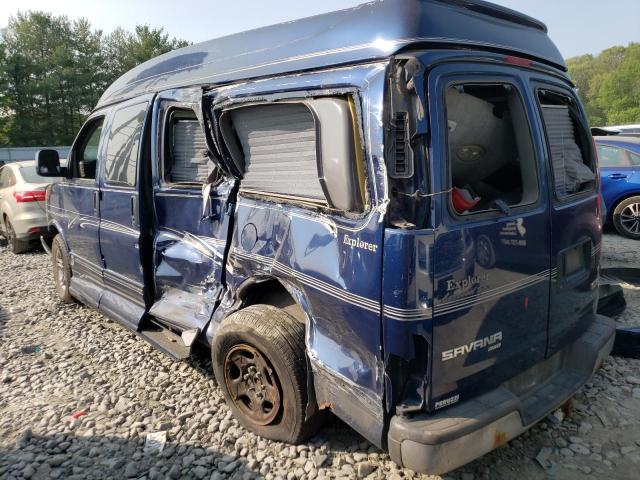 1GDFH15T531176662 - 2003 GMC SAVANA RV G1500 BLUE photo 2