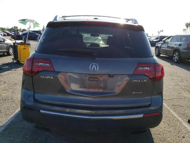 2HNYD2H6XBH517441 - 2011 ACURA MDX TECHNOLOGY CHARCOAL photo 6