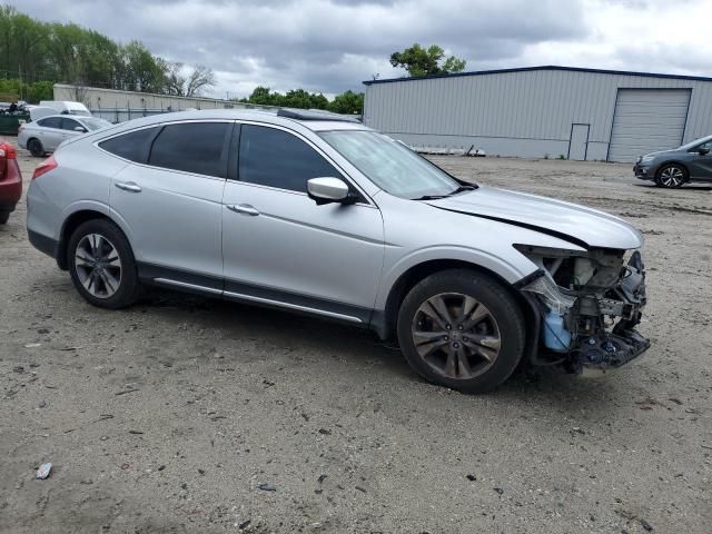 5J6TF1H57DL000125 - 2013 HONDA CROSSTOUR EXL ვერცხლისფერი ფოტო 4