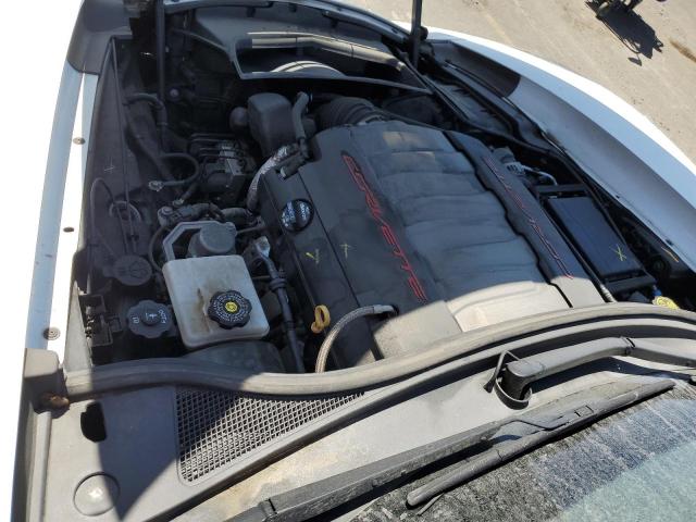 1G1YA2D79K5112264 - 2019 CHEVROLET CORVETTE STINGRAY 1LT WHITE photo 11