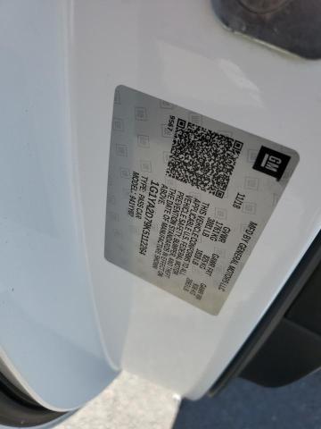 1G1YA2D79K5112264 - 2019 CHEVROLET CORVETTE STINGRAY 1LT WHITE photo 12