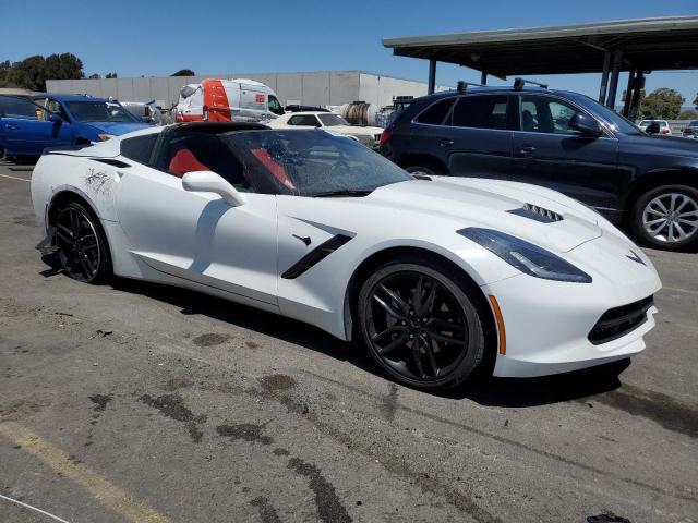 1G1YA2D79K5112264 - 2019 CHEVROLET CORVETTE STINGRAY 1LT WHITE photo 4