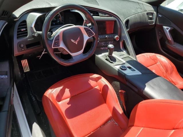 1G1YA2D79K5112264 - 2019 CHEVROLET CORVETTE STINGRAY 1LT WHITE photo 8