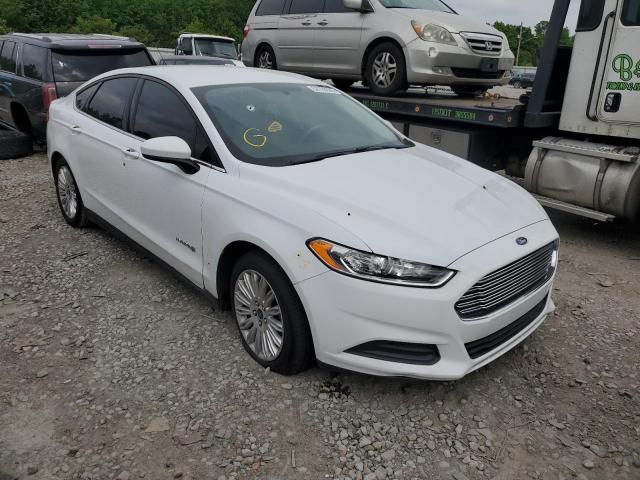 3FA6P0UU9GR402893 - 2016 FORD FUSION S HYBRID WHITE photo 4