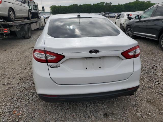 3FA6P0UU9GR402893 - 2016 FORD FUSION S HYBRID WHITE photo 6