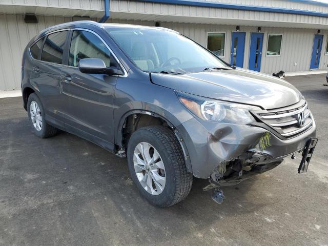 2HKRM4H70EH683591 - 2014 HONDA CR-V EXL GRAY photo 4