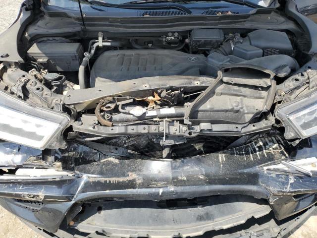 5FRYD4H55HB005205 - 2017 ACURA MDX TECHNOLOGY Սև լուսանկար 12
