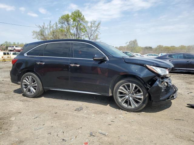 5FRYD4H55HB005205 - 2017 ACURA MDX TECHNOLOGY Սև լուսանկար 4
