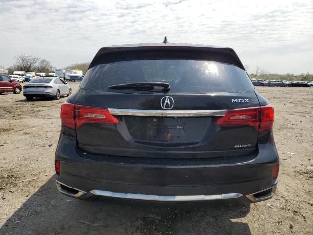 5FRYD4H55HB005205 - 2017 ACURA MDX TECHNOLOGY Սև լուսանկար 6