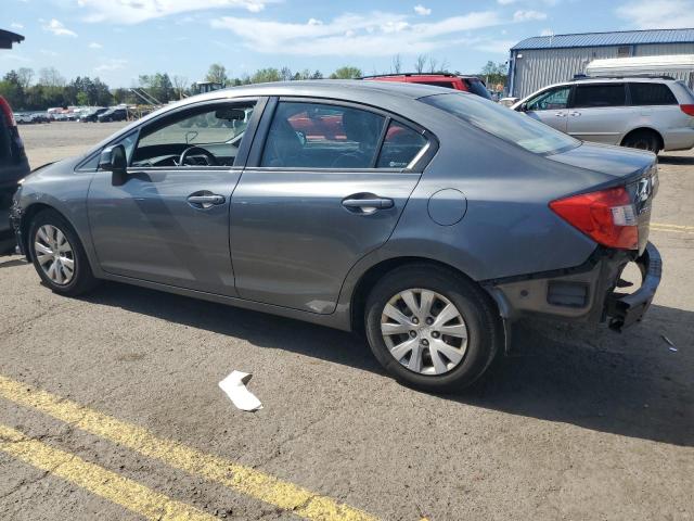 19XFB2F53CE379459 - 2012 HONDA CIVIC LX GRAY photo 2