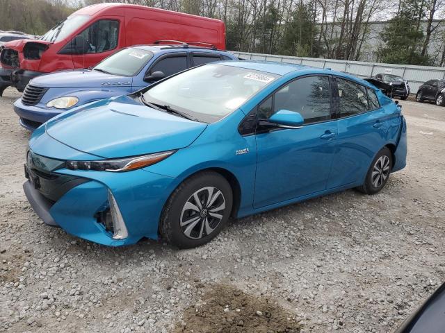 JTDKARFP4J3093474 - 2018 TOYOTA PRIUS PRIM BLUE photo 1