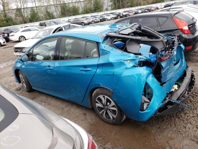 JTDKARFP4J3093474 - 2018 TOYOTA PRIUS PRIM 蓝色 照片 2